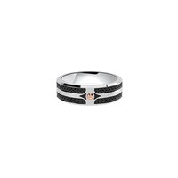 Anello Rosso Amante Uomo ANNIVERSARIO 20 in Acciaio Zircone UAN507AR22 - UAN507AR22